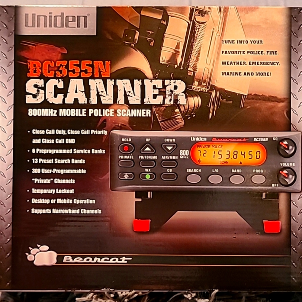 Uniden bc355n scanner